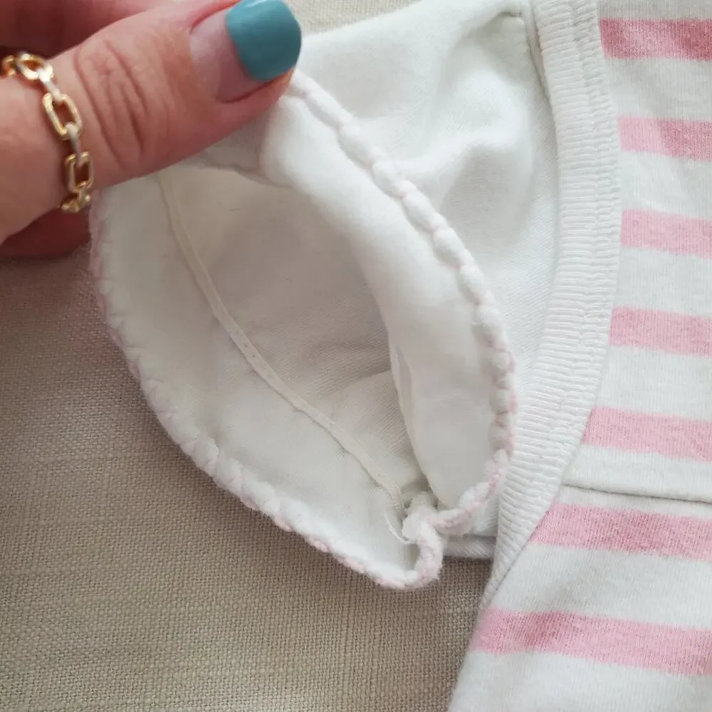 Vintage Striped Pantsuit + Shirt Set 9-12 months - Picture 4 of 8